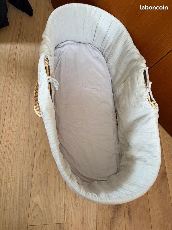 Couffin bébé osier (image 3)