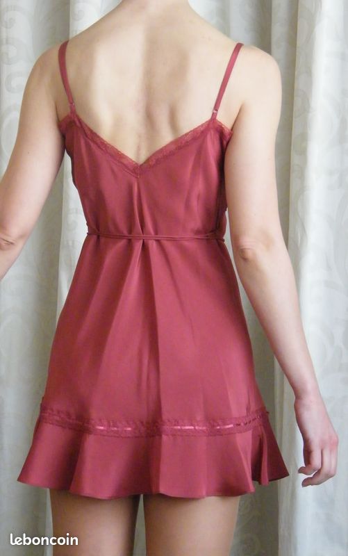 Haut en soie et dentelle LES PETITES, taille 1 (image 2)