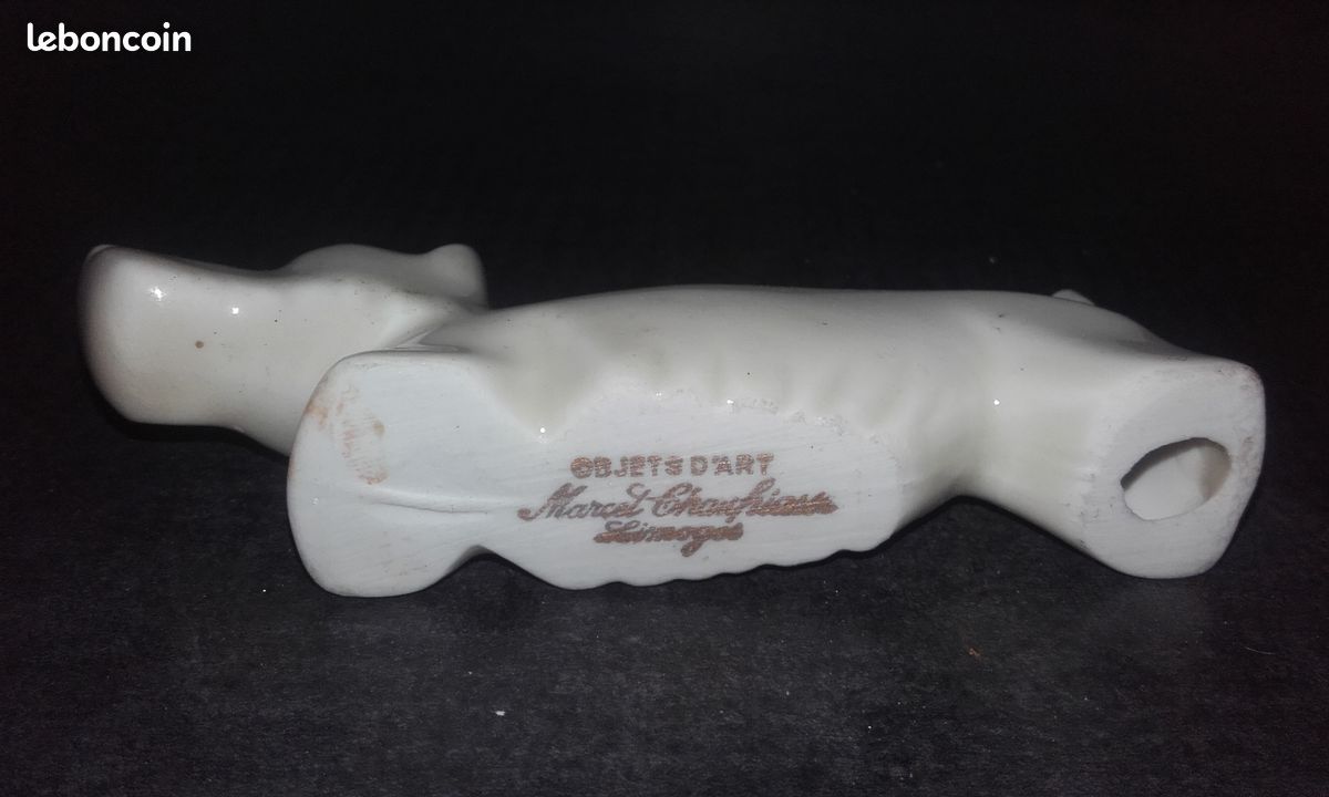 Chien porcelaine limoges (image 2)