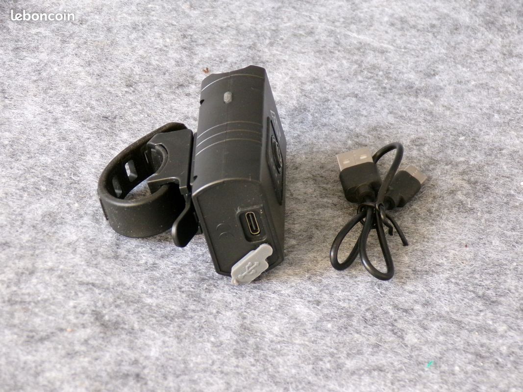 Paire De Feux LED Bikil Pour Vélo - Avant Et Arrière, Rechargeable USB-C/USB, étanche