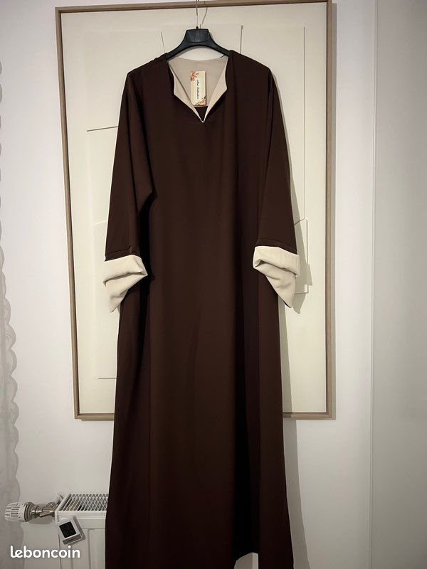 Robe longue marron (image 3)
