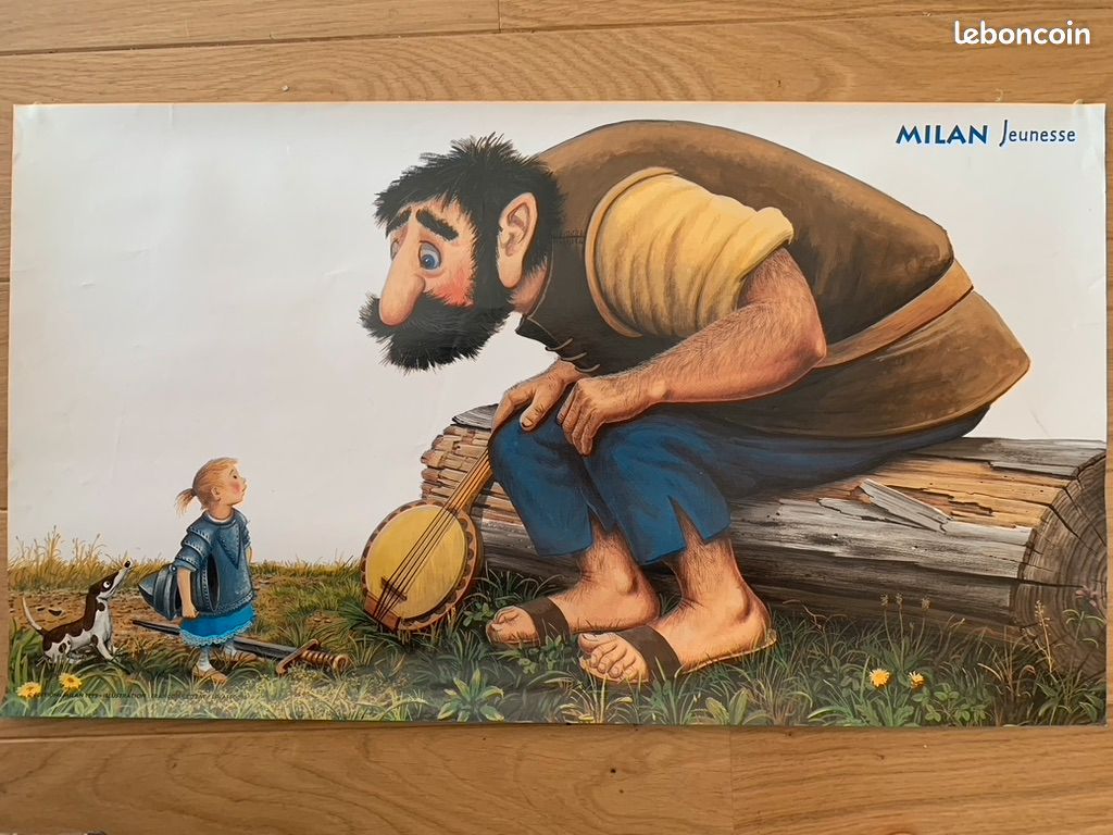 Affiche Poster Illustration Dessin 1999 de François Crozat Editions Milan (image 1)