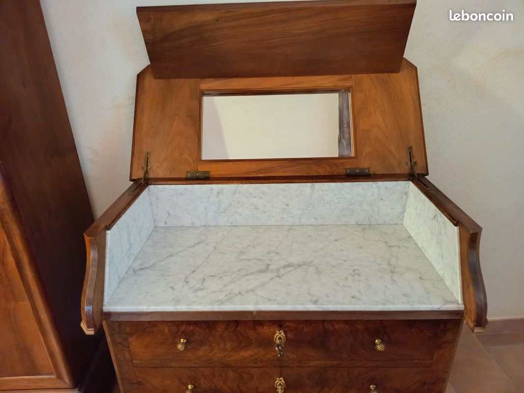 Commode coiffeuse type chemin de fer (image 4)
