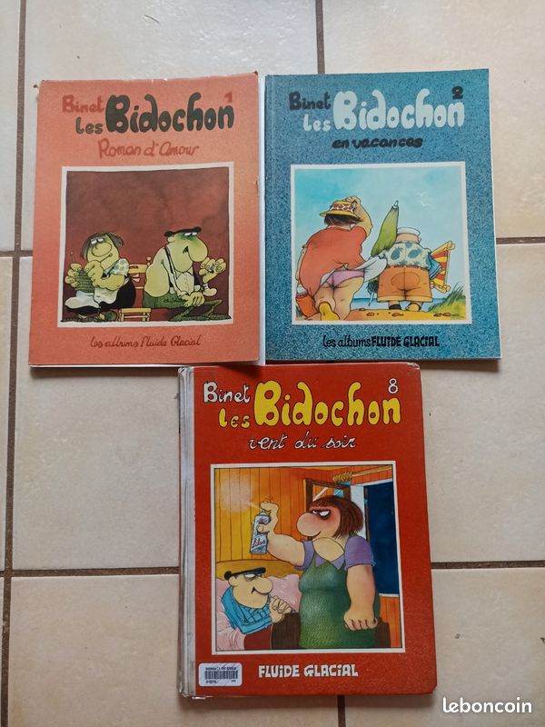 Lot 3 bd les bidochon tole 1, 2 et 8 (image 1)