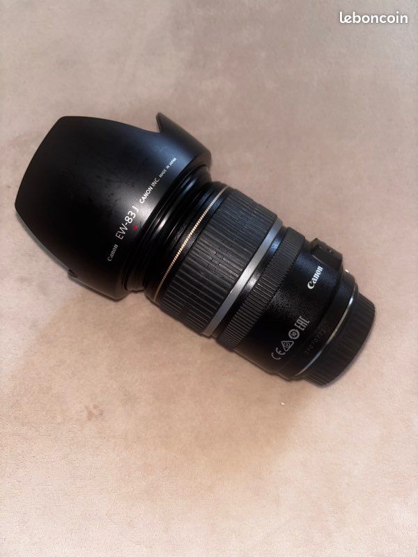 Objectif Canon EF-S 17-55mm F/2.8 - Avec Pare-soleil - Occasion, Optique Pro