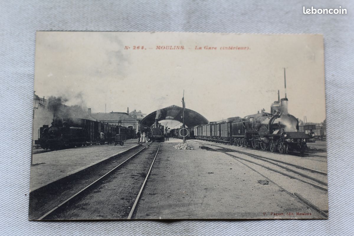 Moulins, la gare, intérieur, Allier 03, vf91, 2656566632 (image 1)