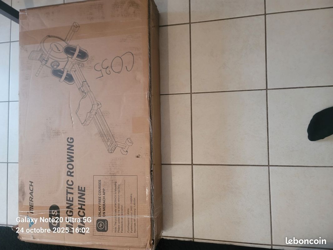Rameur MERACH Rameur Magnétique MERACH Q1S - 16 Niveaux De Résistance, Rail Double, Pliable - Neuf 2024 Rameur Pliable Resistance Magnétique