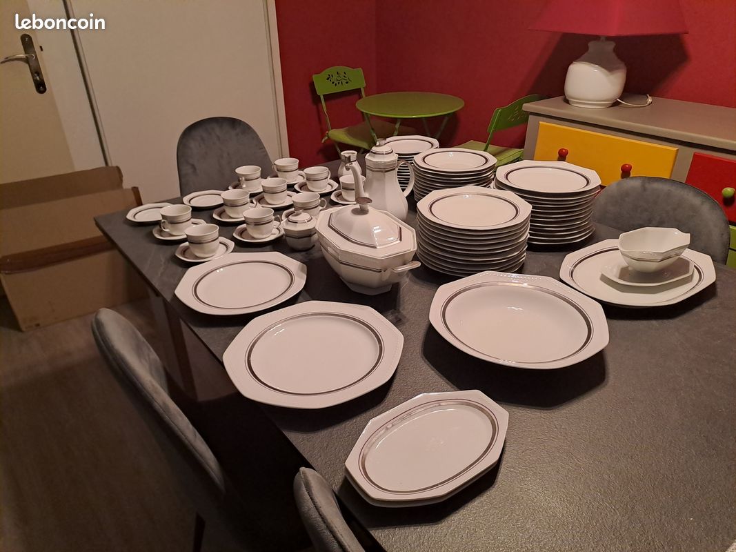 GRAND SERVICE DE PORCELAINE Monique ROBERT (image 2)