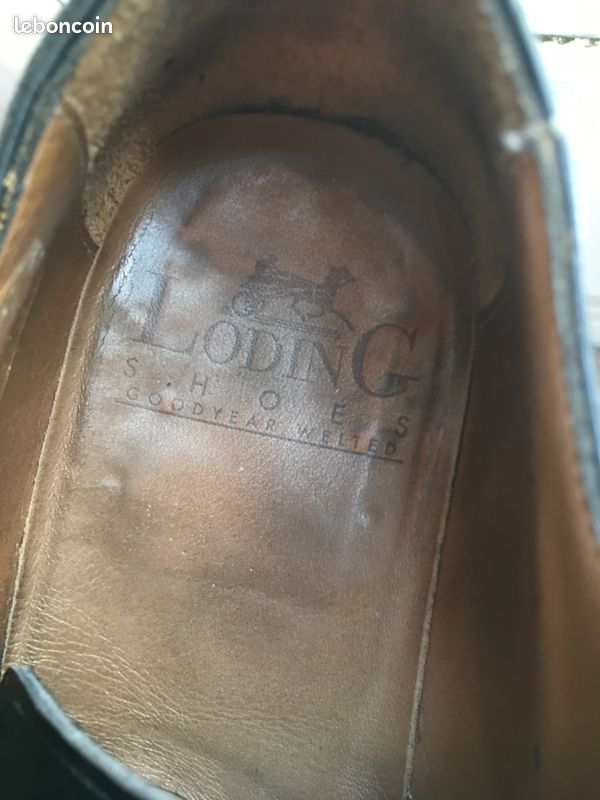 Chaussures neuves Noires en cuir de la marque LODING (image 6)
