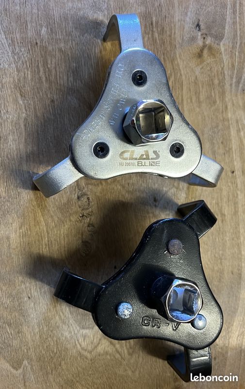 Clés araignées pour filtre à huile Ø 62 mm à 102 mm (image 1)