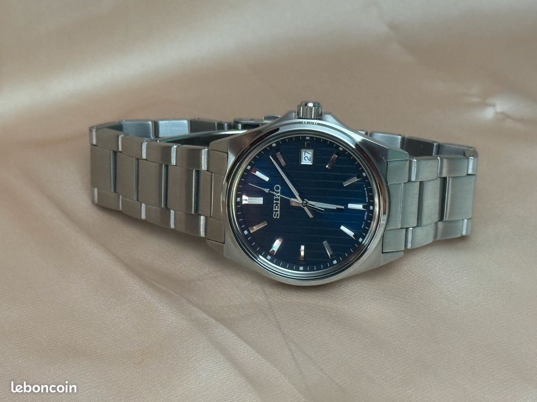 Montre Seiko Classic SBTH001 - Boîtier 40mm Acier Inox - Quartz - Garantie 3 Ans - Neuve Avec étiquettes