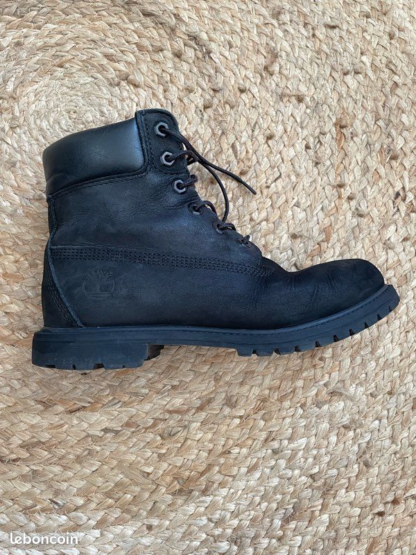 TIMBERLAND Womens Allington Lace -Up Inch Boot in Black Nubuck