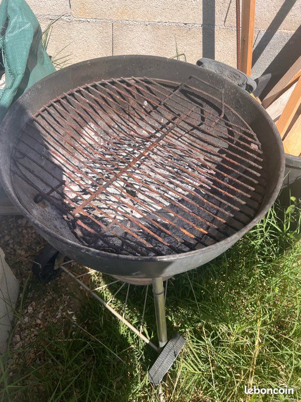 Barbecue charbon Weber Original Kettle (couleur Bleu/Gris) (image 4)