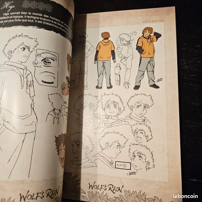 Wolf's Rain - Artbook officiel - 216 pages - Neuf - Studio Bones (image 8)