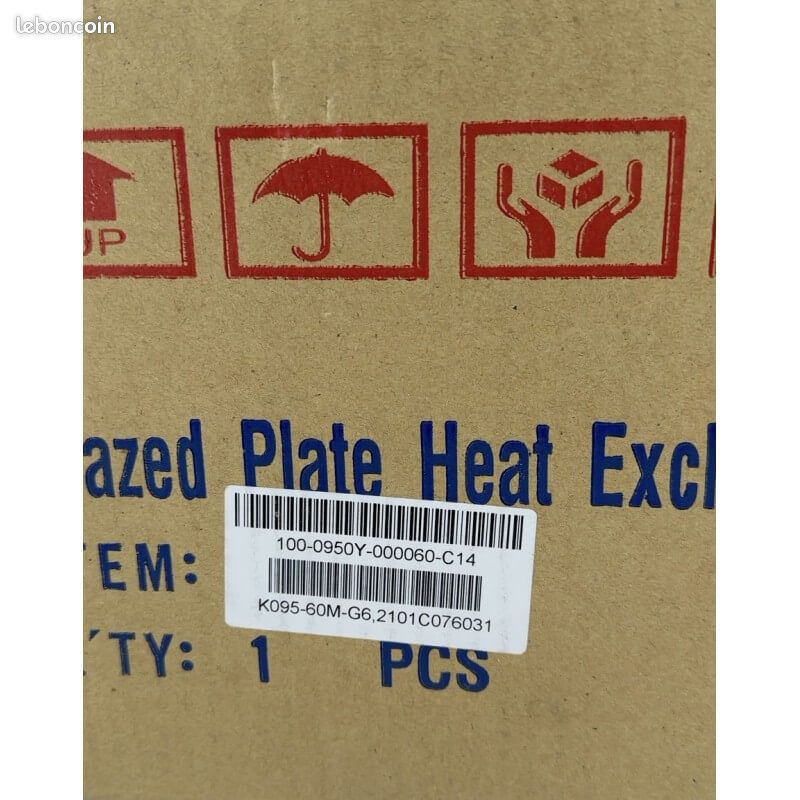 Kaori k095-60m standard brazed plate heat exchanger (image 2)