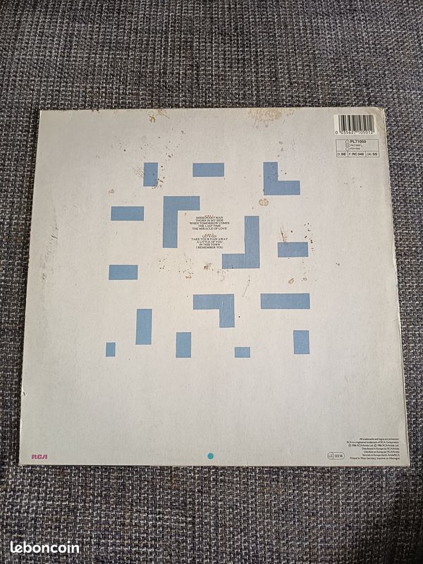 Vinyle 33t LP Album Eurythmics – Rock Synth Pop New Wave (image 4)