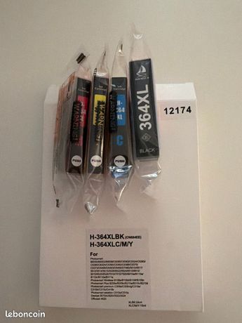 Cartouche D'Encre Compatible Cyan HP 364XL - Neuve Sous Blister - Alternative Économique