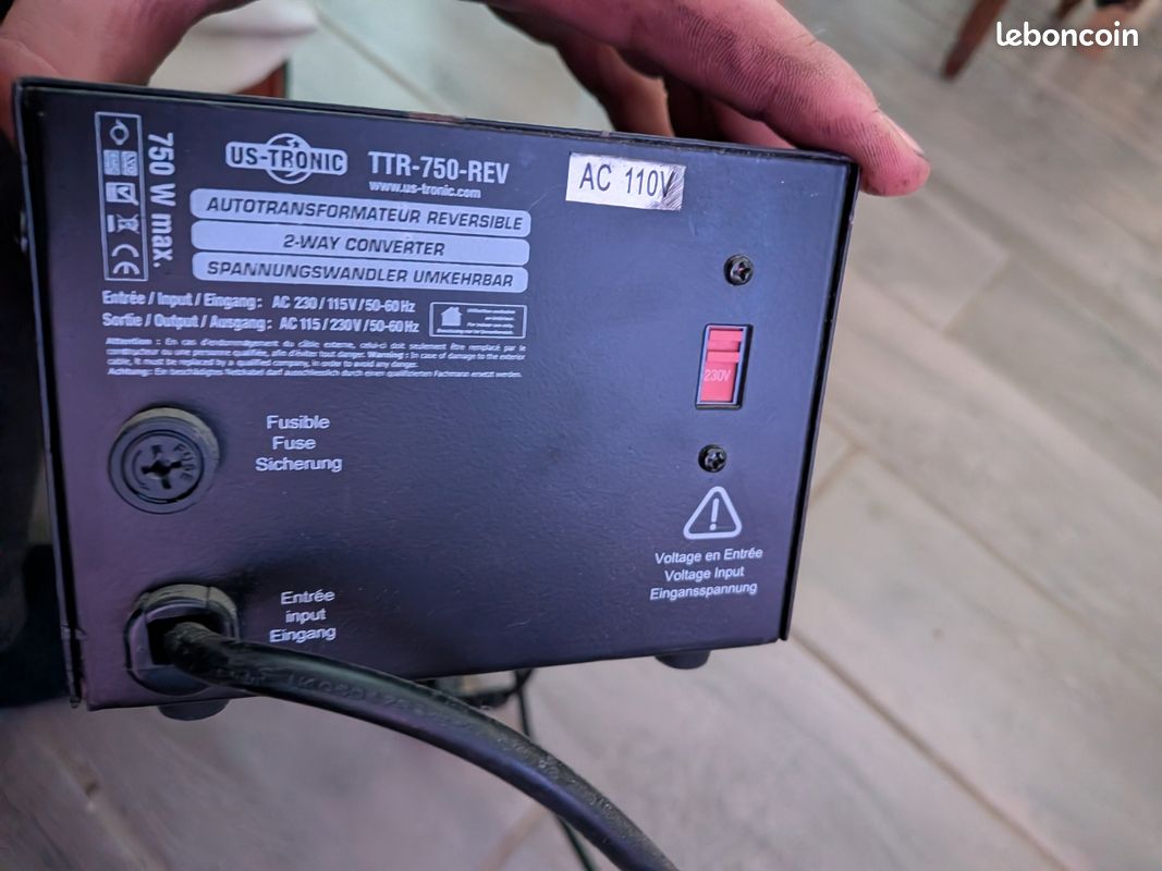 Transformateur 220V/110V (image 2)