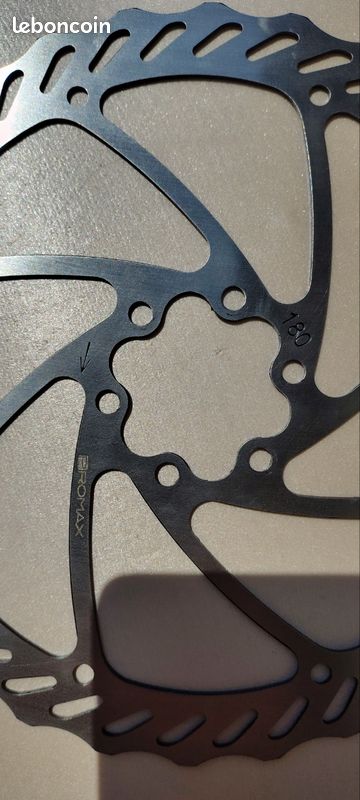 2 Disques De Frein 180mm En Inox – Avec 12 Vis, Pour VTT, BMX, Route Et Montagne
