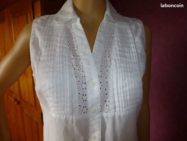 Minetom Tunique Femme Chemisier Chic Blouse Manches Courtes Sans