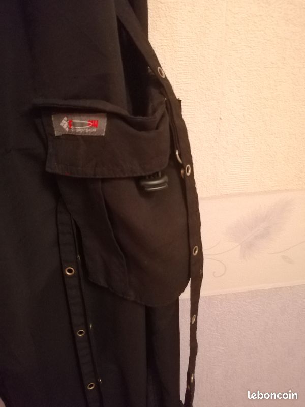 Pantalon tandence noir à franges (image 3)