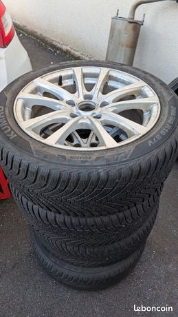 JantesAluARTECHAlaska16"avecPneusToutesSaisonsKumho205/50R16