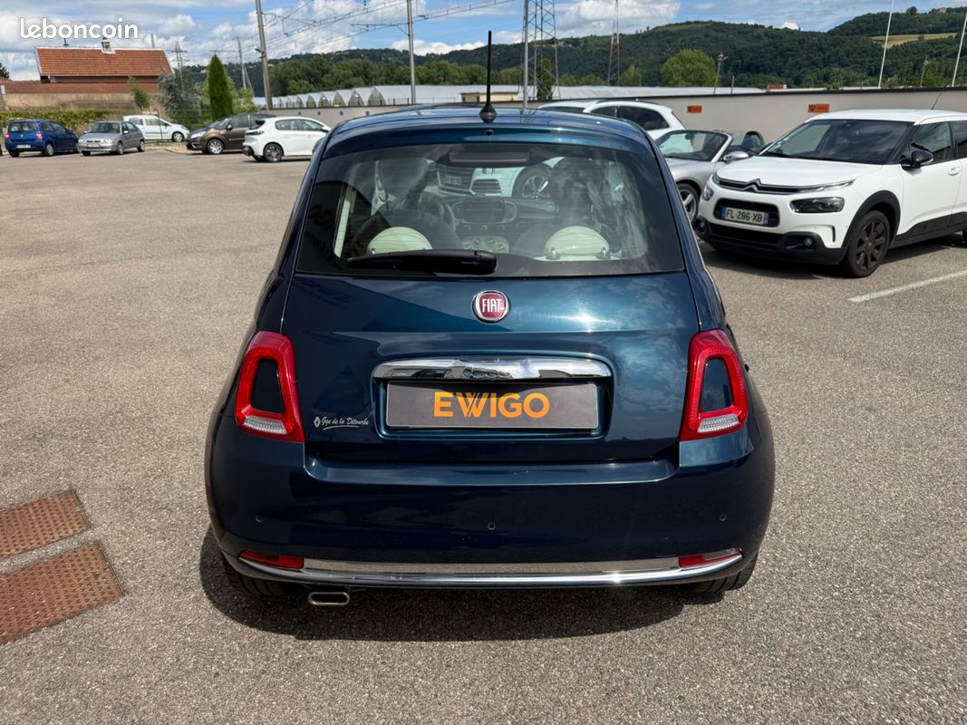 Fiat 500 1.2 70 lounge / distribution neuve / clim / toit panoramique / radars de recule / vitre electrique (image 24)