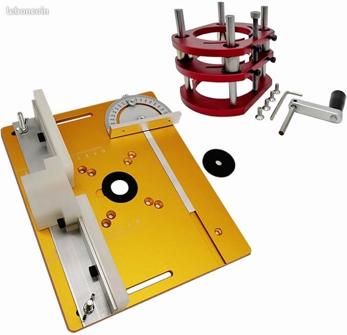 Table De Fraisage pour Défonceuse avec Plaque De Routeur en Aluminium pour Moteurs De 64-65Mm (image 1)