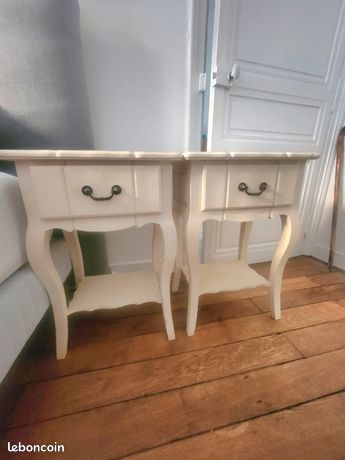 Generic table de nuit en bois , armoire de chevet blanc 46*35*40 cm à prix pas cher | Maroc