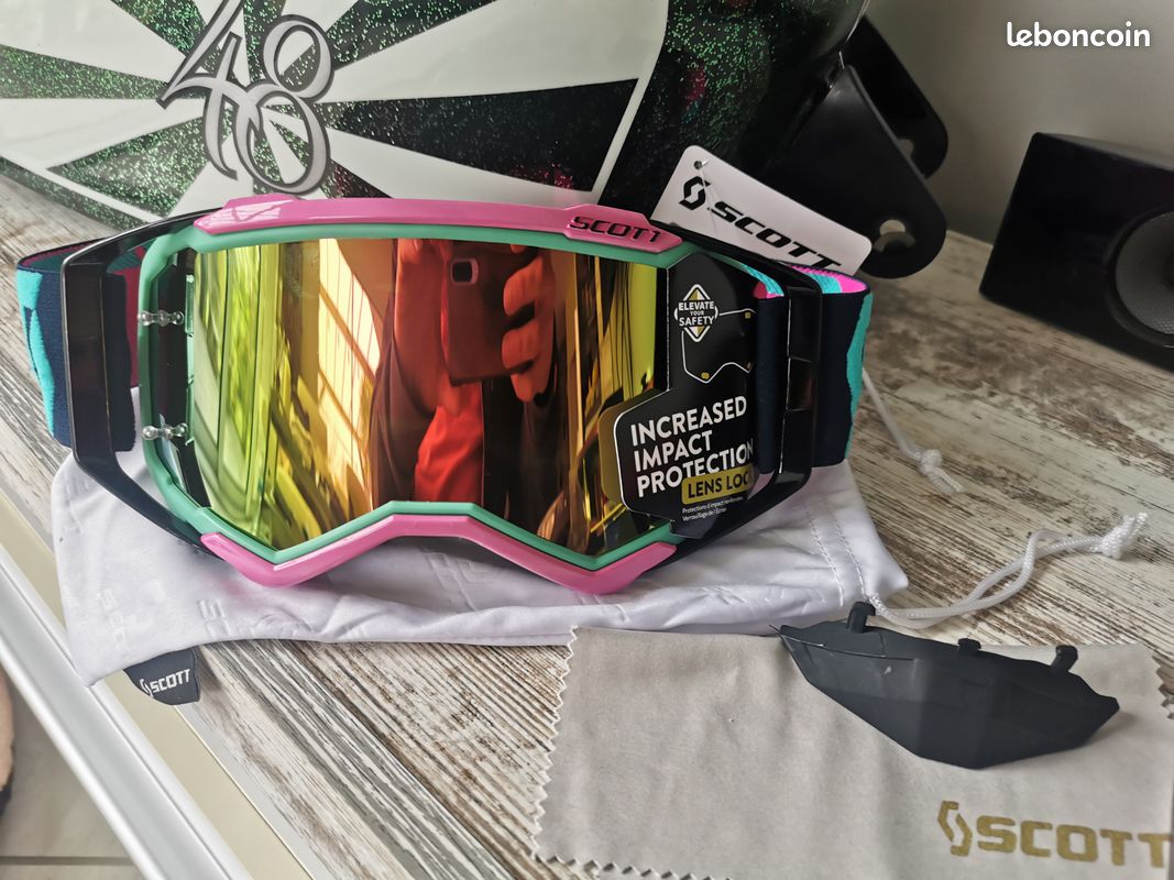 Lunettes motocross enduro Scott - Équipement moto