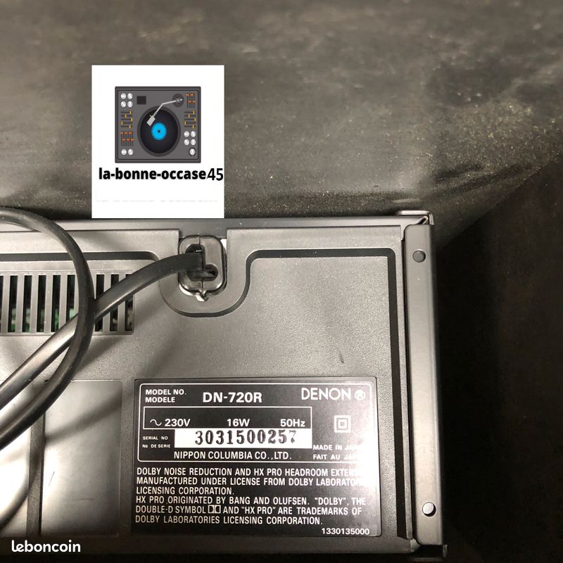 Vend platine cassette DN 720R Denon (image 4)