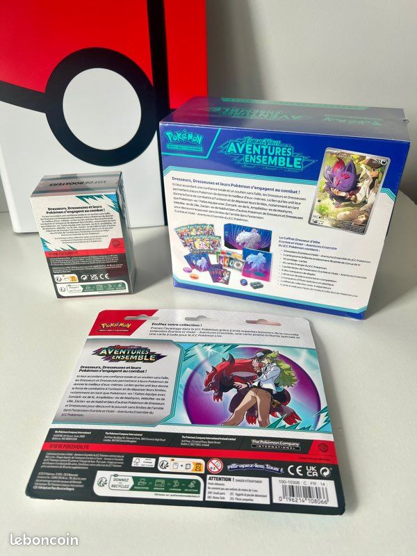 Lot aventures ensemble ev9 ev09 1 etb 1 bundle 3 boosters (image 2)