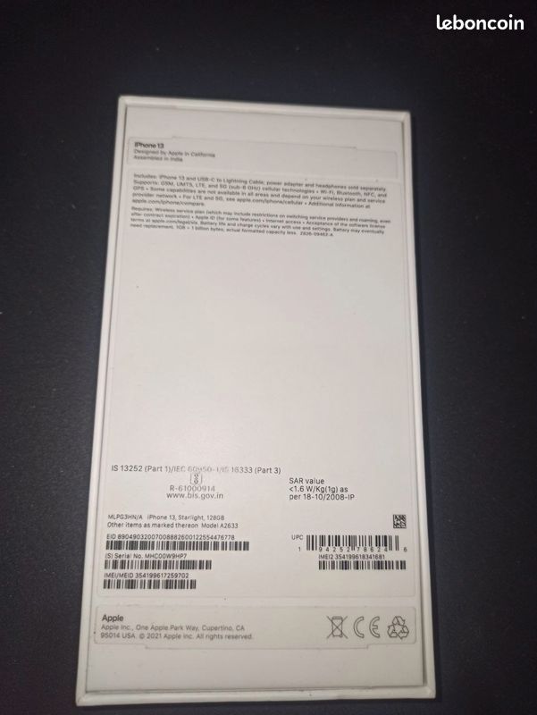 Iphone 13 128 gb (image 1)