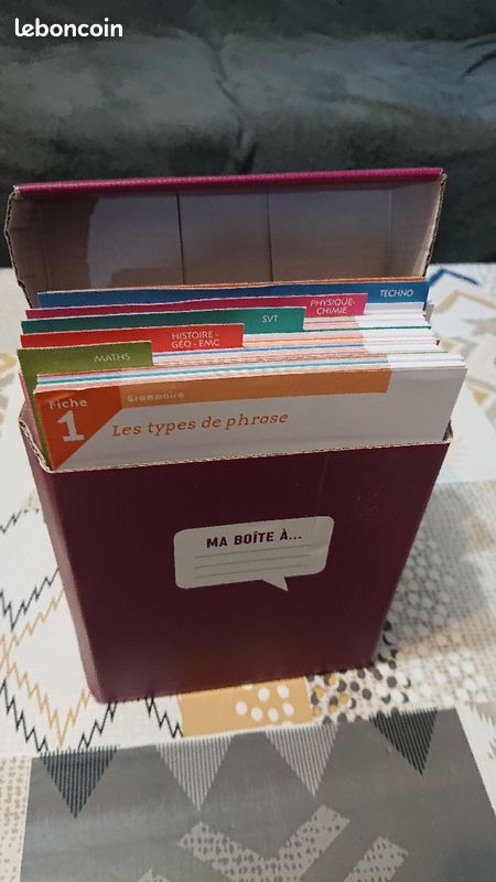 Vends fiches scolaires brevet (image 2)