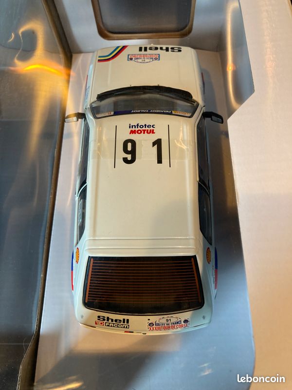 Peugeot 205 Rallye - Tour De Corse 1989 - Solido 1/18 - Miniature Collection - Neuf