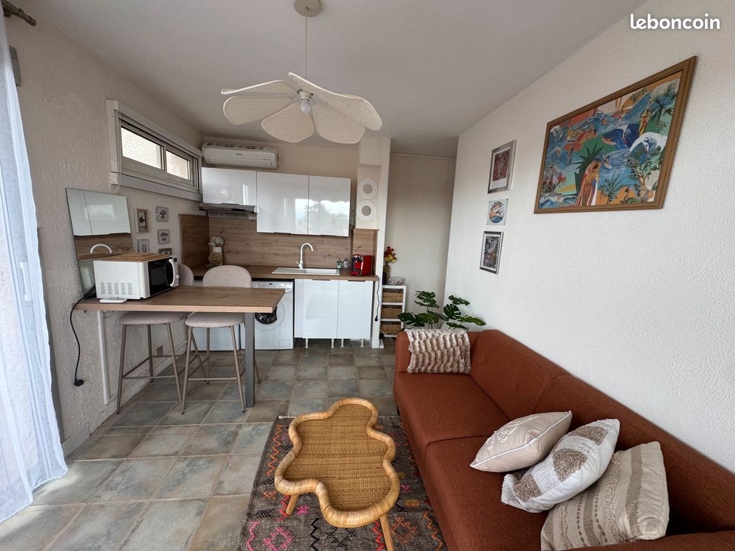 Appartement 2 pièces 22 m² · à Canet-en-Roussillon · 22 m² · 550 €/mois