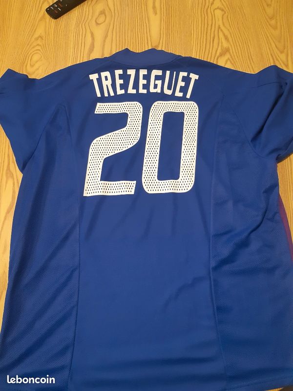 Maillot Equipe De France Domicile 2002-2003 – N°20 Trezeguet Taille S