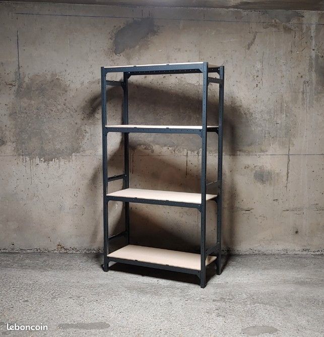 Grande étagère métal 96x180x40 (image 1)
