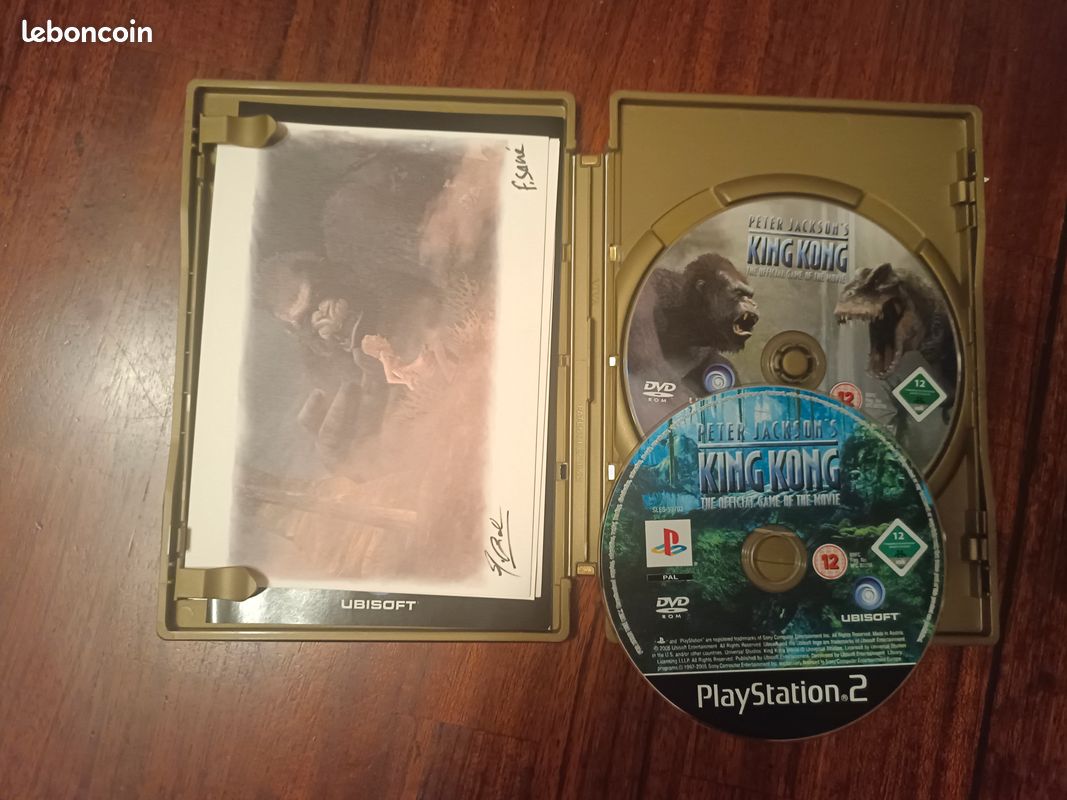 Jeu King Kong Peter Jackson - PS2 - Steelbook PAL FR Complet - Bon état