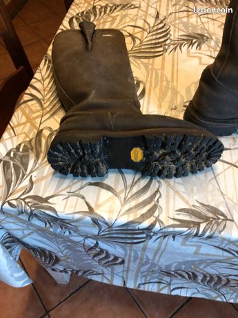 Bottes De Chasse Vintage L.L.Bean - Coupe Basse, Taille 5M, Cuir Et Caoutchouc