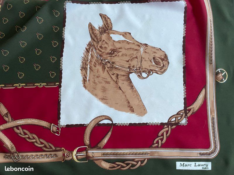 Foulard vintage Marc LAURY (image 2)