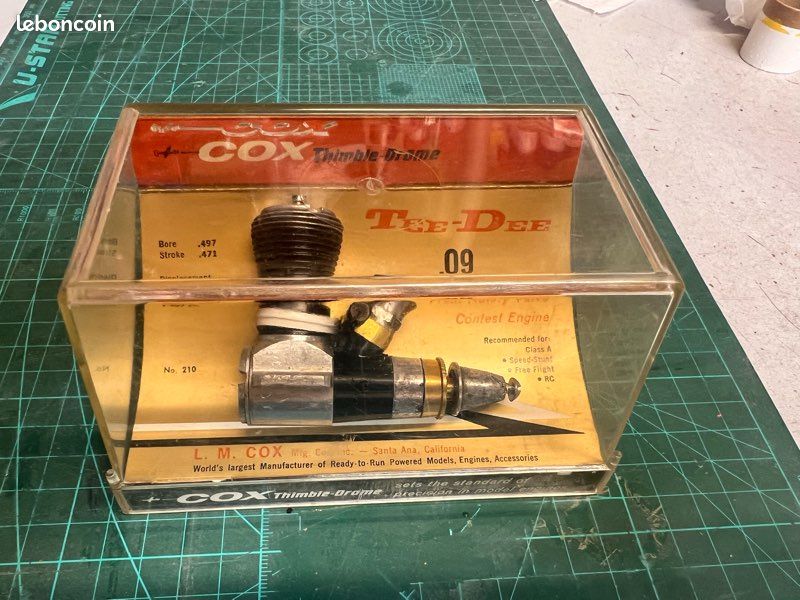 Moteur Cox Tee Dee Thimble-Drome Modélisme