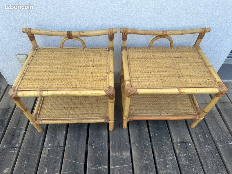 2 chevets rotin et osier (image 1)