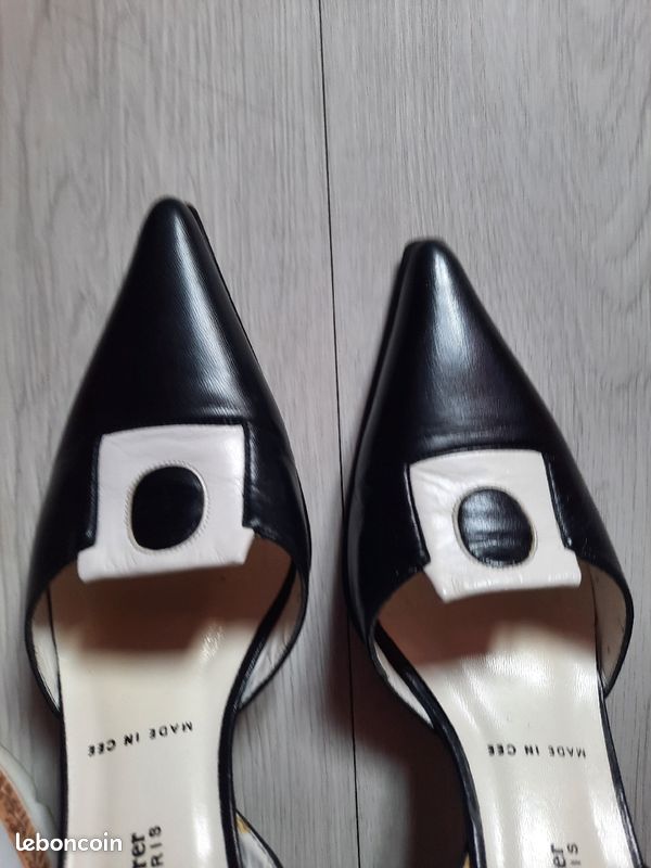 Chaussures T39, tout cuir (image 4)