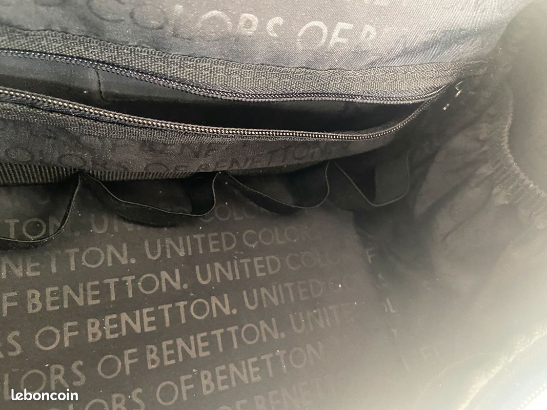 Grand Sac De Voyage Vintage United Colours Of Benetton Années 90 - Rare