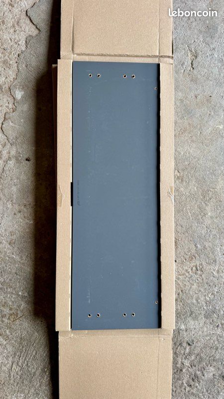 IKEA RINGHULT face de tiroir brillant gris 60x20 cm (image 1)