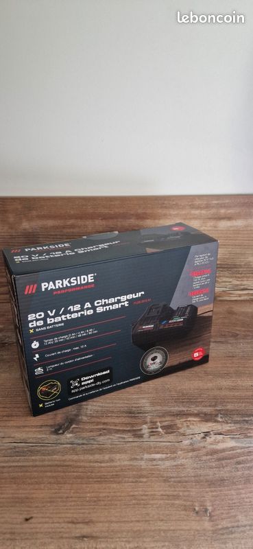 Chargeur de batterie Parkside Performance smart 20V ✅️ Neuf (image 1)