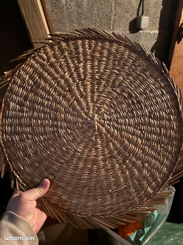 40 set de table rustique en osier (image 1)