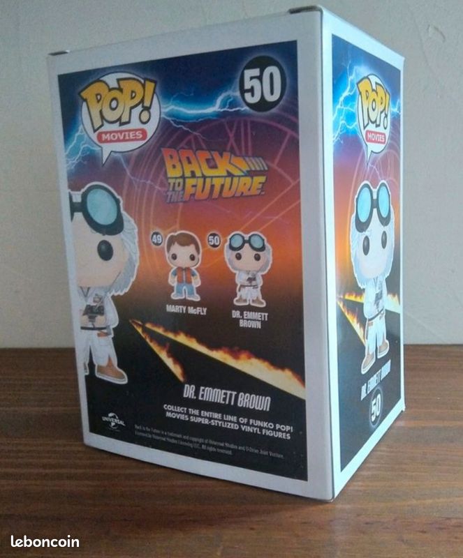 Funko Pop! Retour Vers Le Futur – Dr Emmett Brown #50 – Figurine Vinyl Neuve
