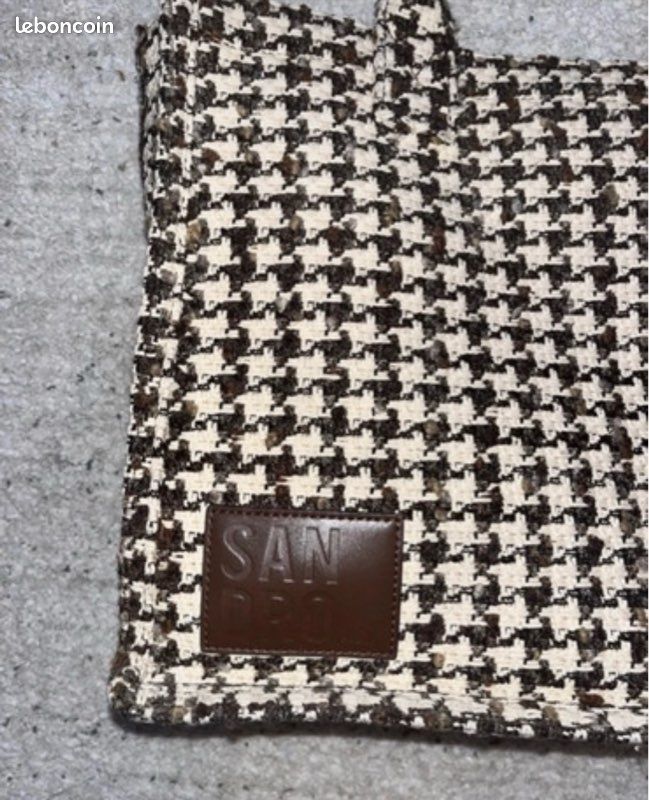 Sac cabas Sandro tweed (image 3)